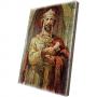 Картина върху врачански камък - 13x18 см - Св. княз Борис I Михаил