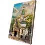 Картина върху врачански камък - 13x18 см - Руска Църква