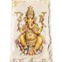 Картина върху врачански камък - 13x18 см - индийски бог Шива под формата на слон