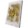 Картина върху врачански камък - 20x30 см - букет