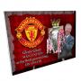 Картина върху врачански камък - 20x30 см - футболен плакет Манчестър Юнайтед 2
