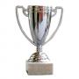 Детска спортна купа, сребърно покритие - височина 17 см