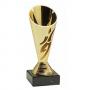 Детска спортна купа, със златно покритие - височина 15.5 см