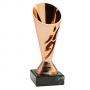 Детска спортна купа - златно, сребърно и бронзово покритие - височина 16.5 см