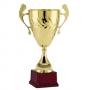 Луксозна спортна купа, златно покритие - височина 30.5 см