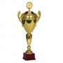 Луксозна спортна купа, златно покритие, изработена от метал - височина 60 см