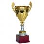 Луксозна спортна купа, златно покритие със сребристи елементи - височина 44 см