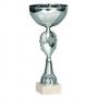Стандартна спортна купа, сребърно покритие - височина 25 см