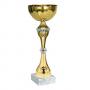 Стандартна спортна купа, златно покритие със сребърни части - височина 33 см