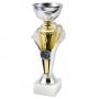 Стандартна спортна купа, златно/сребърно покритие - височина 25.5 см