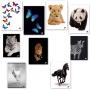 Тетрадка формат A4 твърда корица Animals, 96 листа с редове, 80 г/м2