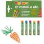 Пастел маслен, 12 цвята в кутия