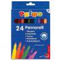 Флумастери 24 цвята, Fine point, Ø 2 мм