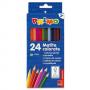 Моливи 24 цвята, шестоъгълни, Ø 2.9 мм графит, 18 см