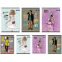Тетрадка, формат A4 мат/UV Fashion, 60+2 л.ред, 70 г/м2