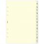Пълнител за органайзер формат A5 Filofax A-Z Index Cream