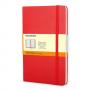 Голям червен тефтер Moleskine, линиран