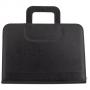 Конферентна папка с цип, налична в черен / кафяв цвят