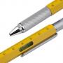 Химикалка жълта с нивелир SILVER FLAME