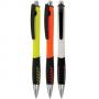 Три цвята пластмасова химикалка с обикновен пълнител