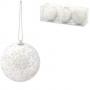 Коледни топки бели 8 см.
