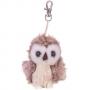 Плюшенa играчка ключодържател малко бухалче
