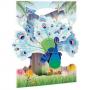 3D Картичка Peacock, Swing Card