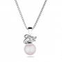 Колие бяла перла