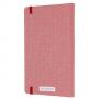Червен текстилен тефтер Moleskine Blend Limited Collection с широки редове