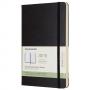 Черен 18 месечен тефтер - органайзер Moleskine с твърди корици