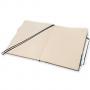 Голям черен тефтер - органайзер Moleskine Professional Workbook, в А4 формат с бели нелинирани страници