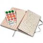 Голям черен тефтер Moleskine с широки редове, Limited Edition