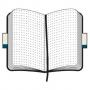 Голям черен тефтер Moleskine с твърди корици, точки