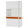Джобен бял тефтер Moleskine Classic, линиран
