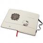 Голям черен тефтер Moleskine Hello Kitty с широки редове, Limited Edition