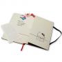Голям черен тефтер Moleskine Hello Kitty с широки редове, Limited Edition