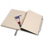 Голям черен тефтер - органайзер Moleskine Professional Workbook, в А4 формат с линирани страници