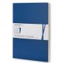 Комплект големи XL сини тефтери Moleskine Volant Notebook с линирани листа