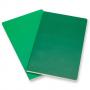 Комплект джобни зелени тефтери Moleskine Volant Notebook с линирани листа