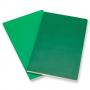 Комплект джобни зелени тефтери Moleskine Volant Notebook с бели листа