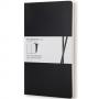 Комплект черни тефтери Moleskine Volant Notebook с линирани листа