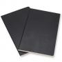 Комплект черни тефтери Moleskine Volant Notebook с линирани листа
