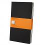 Комплект големи тефтери Moleskine Cahier Journals, черни