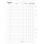 Пълнител за органайзер Filofax A5 Expenses