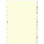 Пълнител за органайзер Filofax A-Z Index Cream, A5