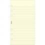 Пълнител за органайзер Filofax Cotton Cream Ruled Notepaper, Personal