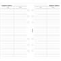 Пълнител за органайзер Filofax, A4: Ruled Notepaper