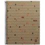 Тетрадка Miquelrius Ecobirds А4 формат, със 120 листа на малки квадратчета