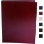 Луксозна папка с твърди корици - меню А4 с ринг - различни цветове