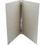 Луксозна папка с твърди корици - меню 3/4 А4 с ринг - различни цветове